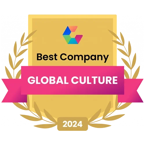 TaskUs, winner of Comparably Best Company Global Culture 2024