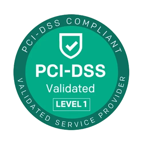 PCI-DSS Level 1 Validated