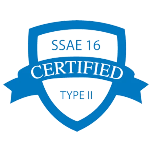 SSAE 16 Type II Certified
